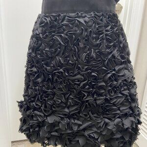 Gaimbattista Valli Black Mini Skirt Evening/Event